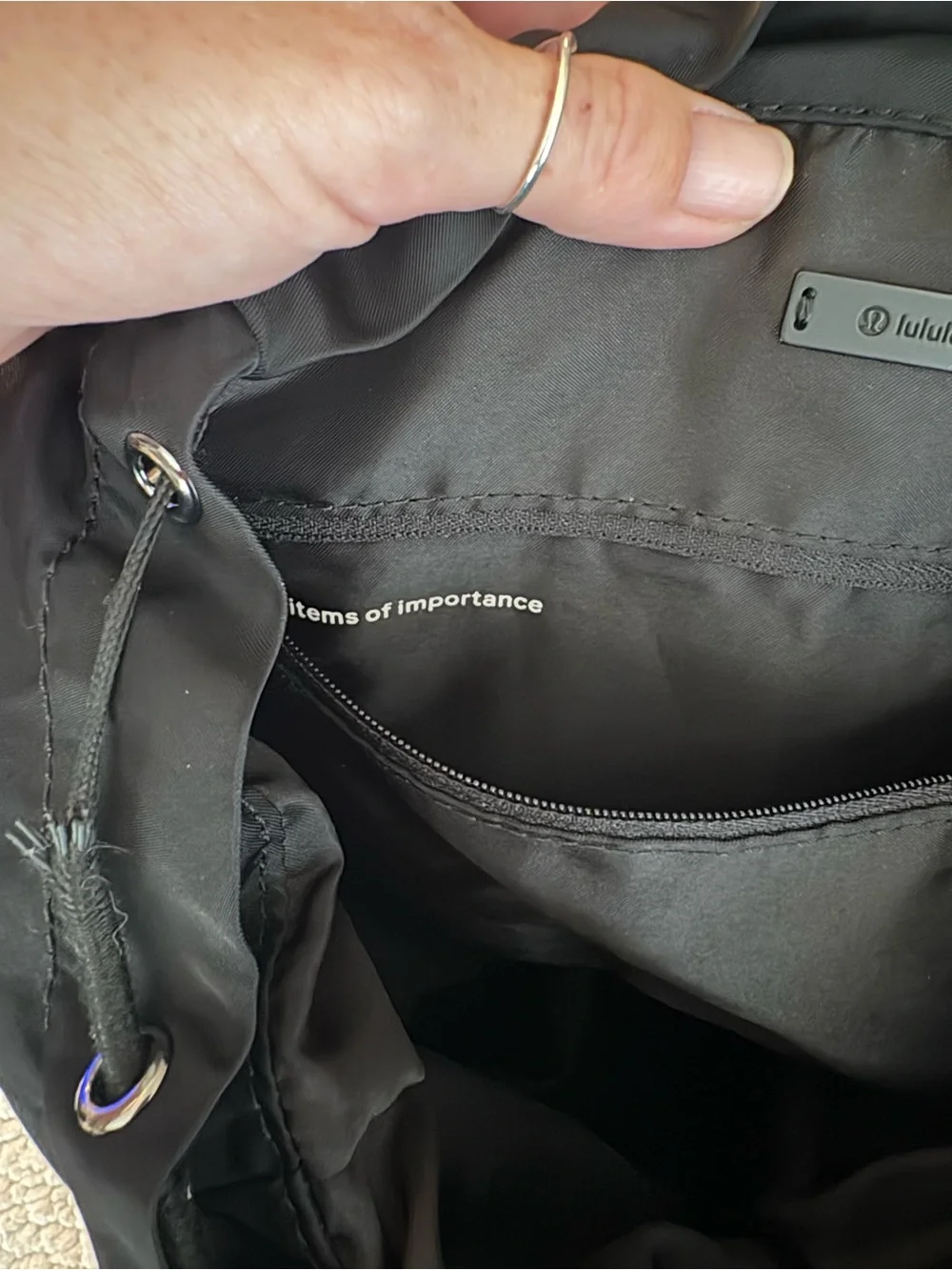 Black lululemon Backpack - Lightweight Everyday Pack